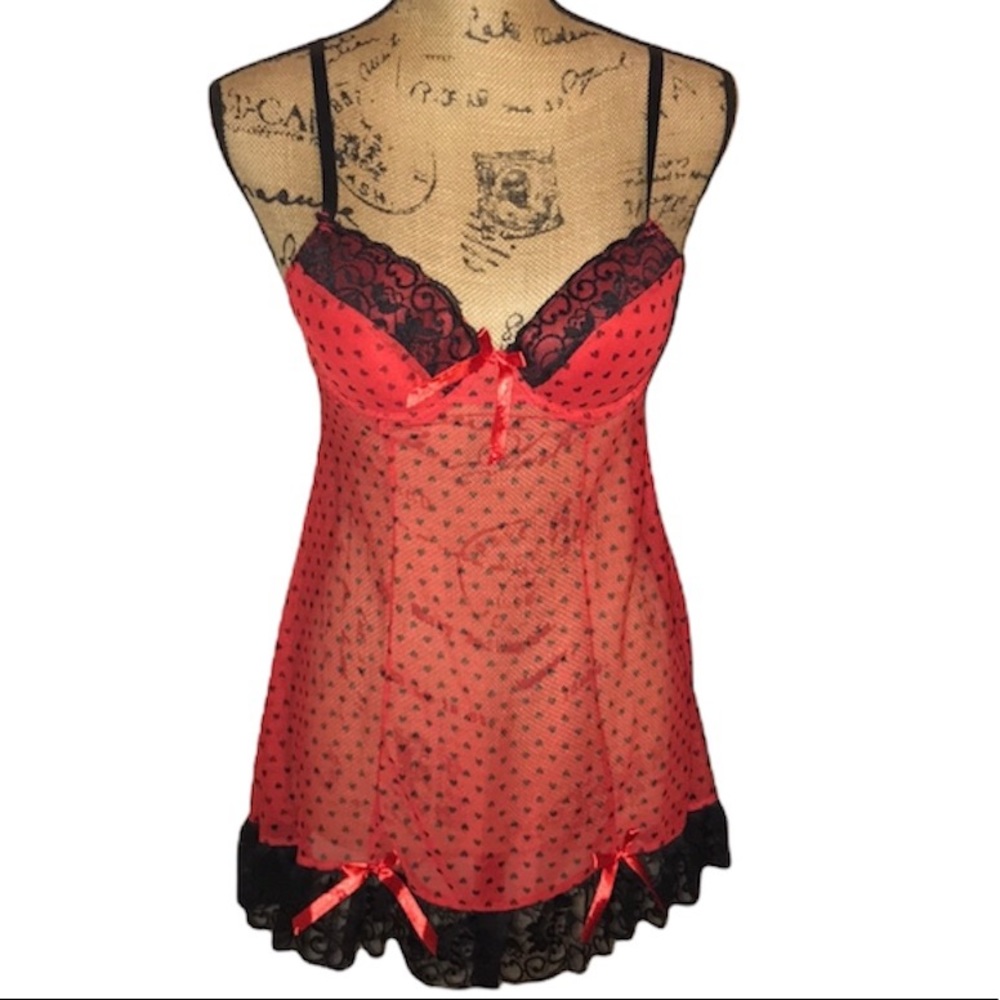 NWOT Sexy Heart Nightie